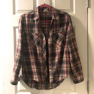 LA Hearts flannel